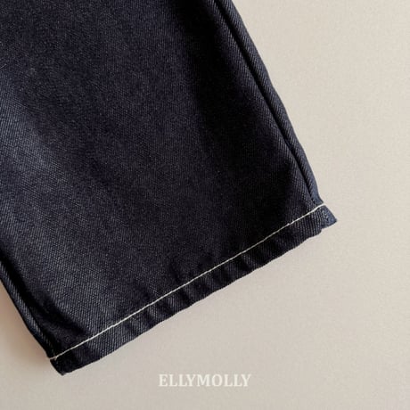 ellymolly/45. flap denim pants 5-11
