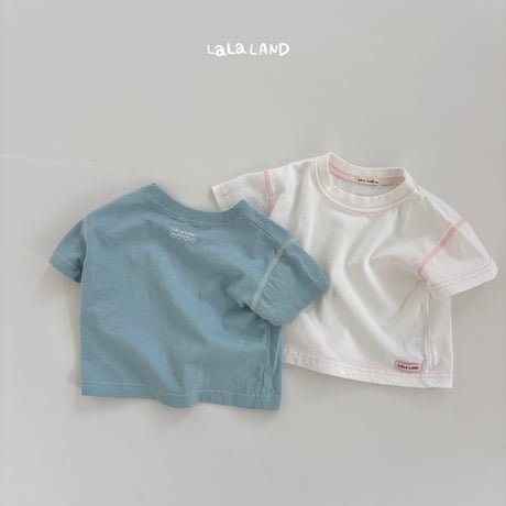 lalaland/56. two color point T-shirt 6M-18M