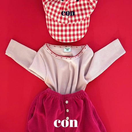 con_/8. check hat FREE(48CM)