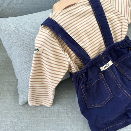 monbebe/21. royal corduroy overalls p  S(1-2Y)-XL(7-8Y)