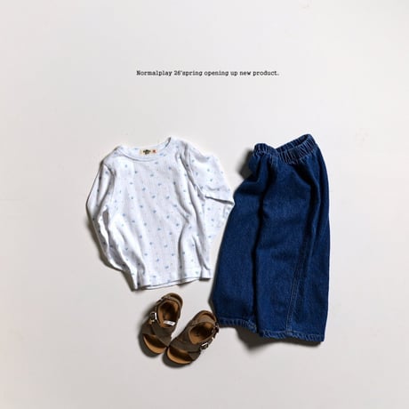 normalplay/62. ailet flower T-shirt JS-JM