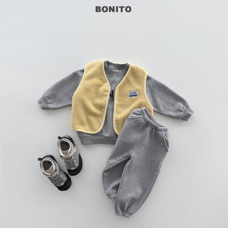 bonito/3. plan ) mongle dumble vest 12M-XL