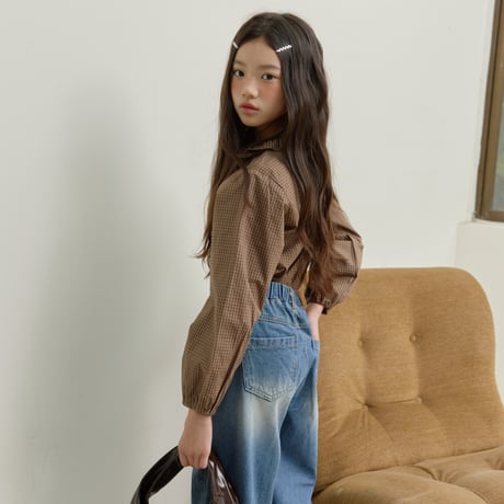 sm2/22. pin tuck collar blouse 9-17