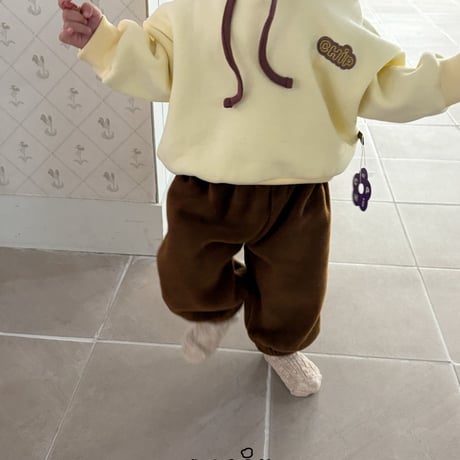 chip/9. embroidery hood man-to-man 1(12-18M)-5(6Y)
