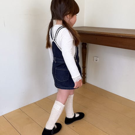 bananaj/9. lace overalls one-piece XS-JS