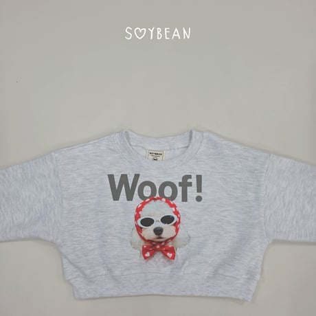 soybean/13. plan ) wangwang fril updown set XS-XL