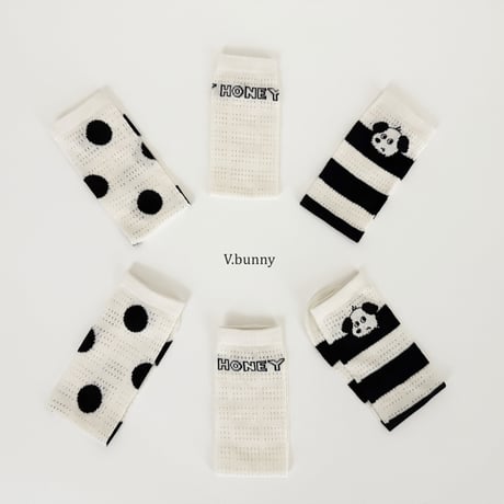 vbunny/40. honey dot socks set FREE