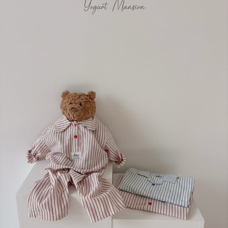 yogurtmansion/26. rolly pop pajamas BEBE_90(12M-20M)