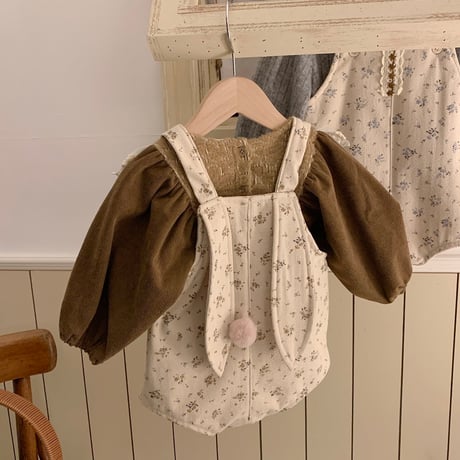 bebeholic/22. rabbit overalls suit S(3-6M)-XL(18-24M)