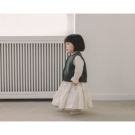melmel/4. Tiered long skirt XXS-XL