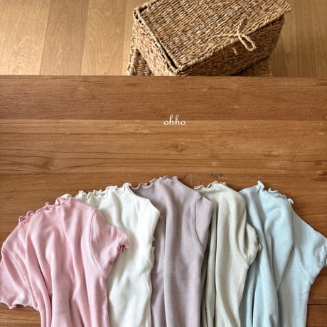 ohho/11. dove peuty half t T-shirt S-2XL