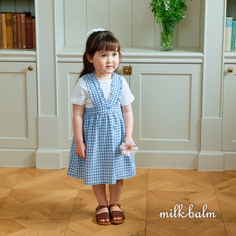 milkbalm/24. ribbon embroidery overalls skirt XS-XL