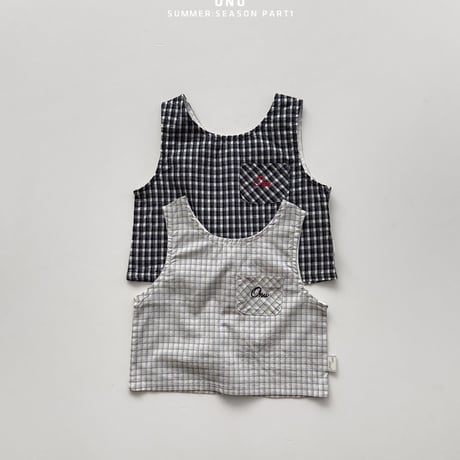 onu/43. check blan sleeveless XS-XL