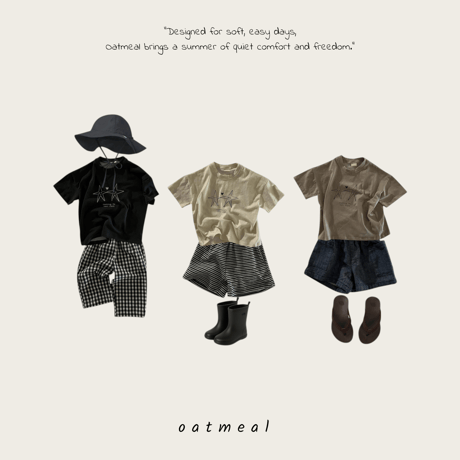 oatmeal/18. star round XS-XL