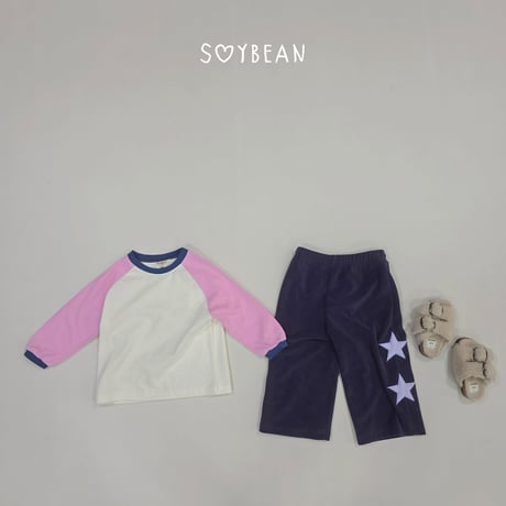 soybean/20. plan ) color raglan T-shirt XS-XL