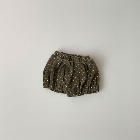 onu/43. velvet dot bloomer BABY(12M)-S(3-4Y)