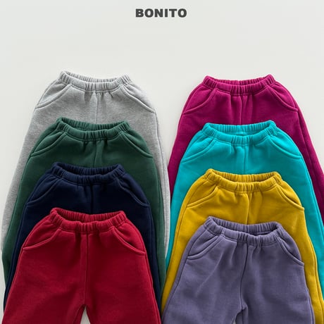 bonito/9. plan ) gimo jogger pants 12M-XL