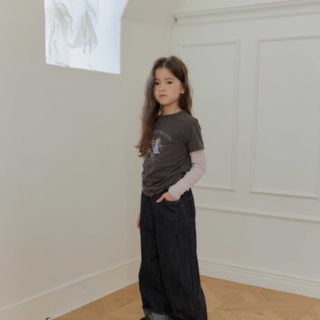 urbanrabbit/32. Curved Tencel Denim Pants JS-JM