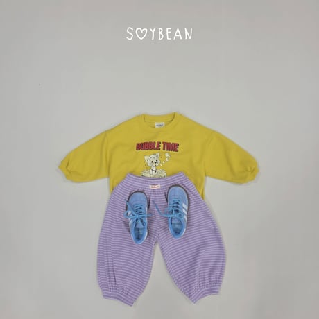 soybean/36. plan ) stripe bullon jogger XS-XL