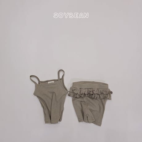soybean/86. plan ) very fril updown set XS-XL