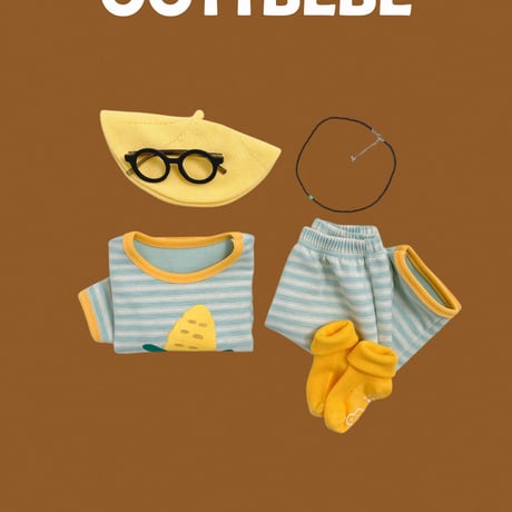 oottbebe/26. fruit updown set XS(0-1Y)-XL(4-5Y)