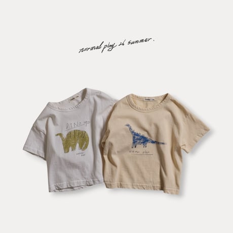 normalplay/21. Die half t T-shirt 12M-XL