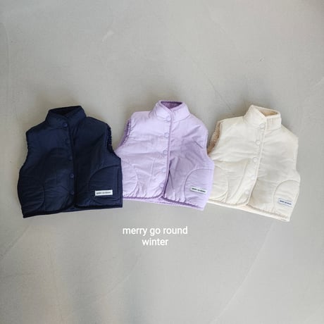 merrygoround/12. dumble both sides vest XS-2XL