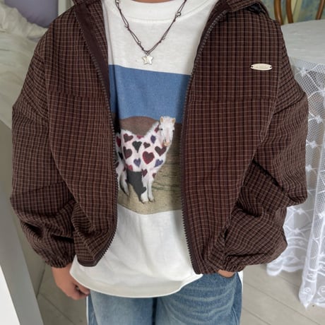 matilda/2. check hood jumper 15-19