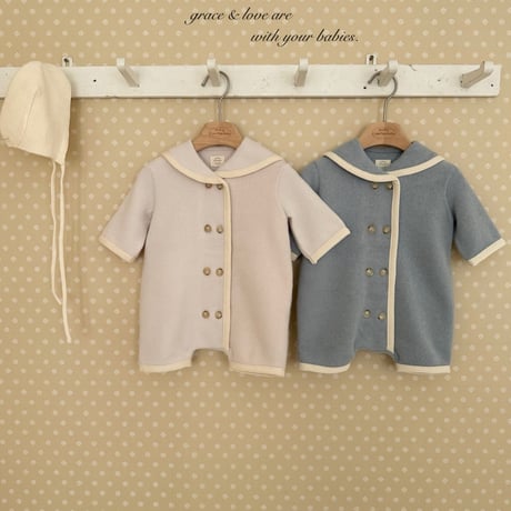 monbebe/12. hand made sailer suit S(3-12M)-M(12-24M)
