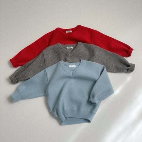 digreen/34. Cozy V-Neck Knit S-2XL