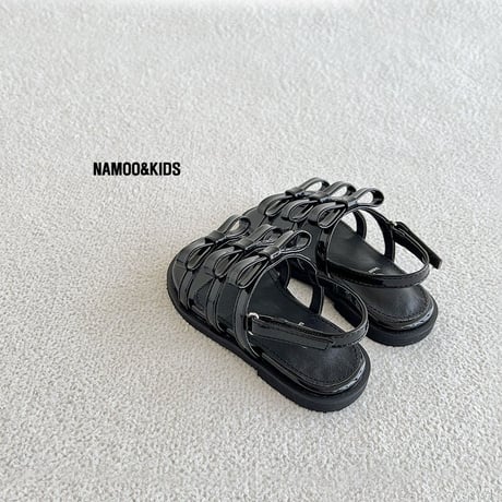 namoo/20. rora ribbon paltform sandal 140-220