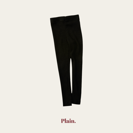 plain/4. shirring leggings XS-XL