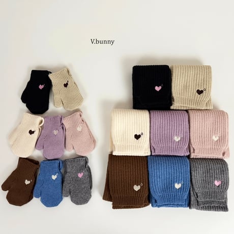vbunny/63. heart embroidery glove FREE