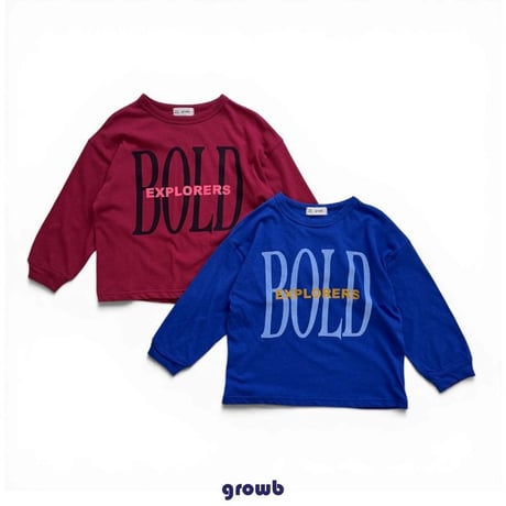 growb/57. bold T-shirt S-XL
