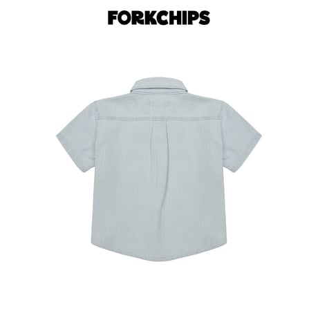 forkchips/110. sky denim shirt M-XL