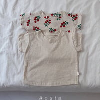 aosta/38. Linen Short Sleeve T S-2XL