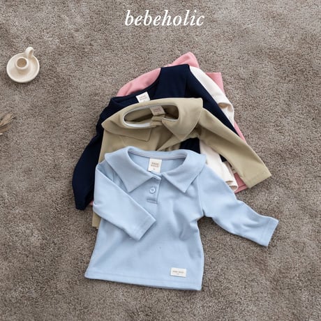 bebeholic/34. collar T-shirt S(3-6M)-XL(18-24M)