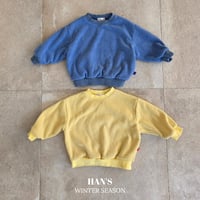 hans/33. terry fleece man-to-man XXS-JS