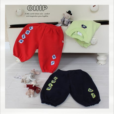 chip/29. Hi banding pants 1(12-18M)-5(6Y)