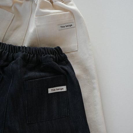 thebeige/19. Denim wide pants XXS-L