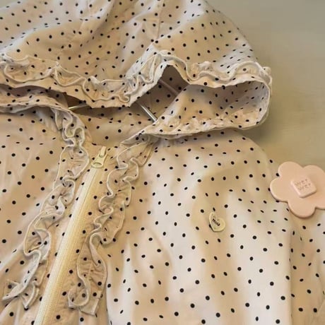 aiai/77. beige dot jumper windbreaker 90-130