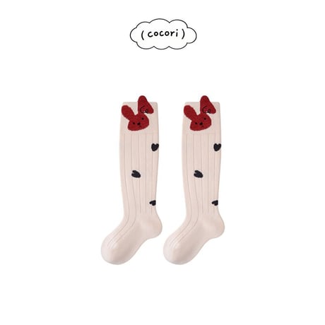 nightbebe/23. bebe rabbit knee socks S(0-1)-M(1-3)