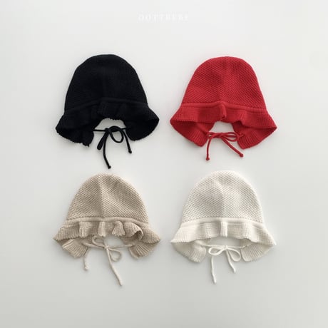 oottbebe/12. bonnet knit FREE(3M-2Y)