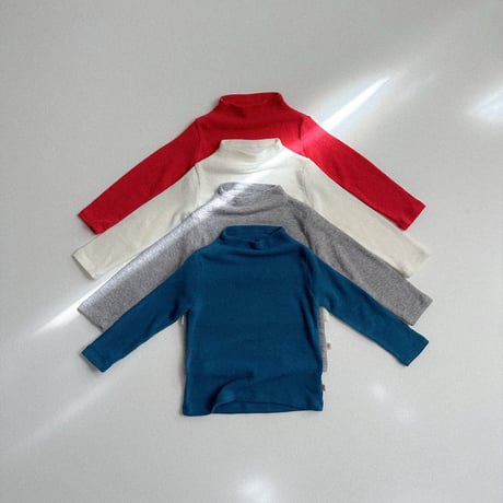minirobe/41. angora mock neck tee S-XL