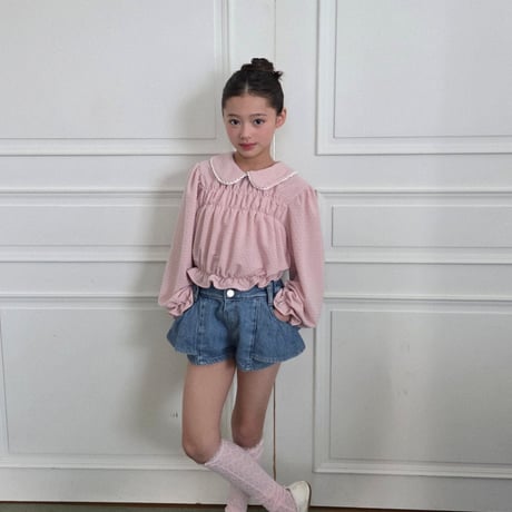 ellymolly/107. rora round collar blouse 5-11