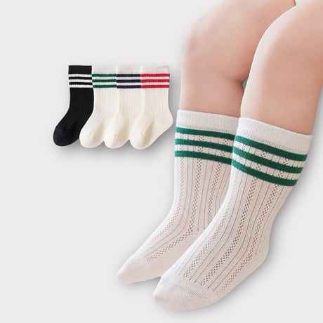 dudie/81. ThreeStripes four 4set XS(0-6M)-L(3-5Y)
