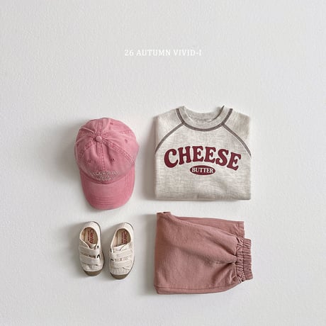 vividi/128. cheese stitch man-to-man JS-JM