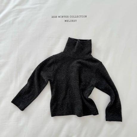 melikey/1. compotable Turtleneck pollar XS-XL