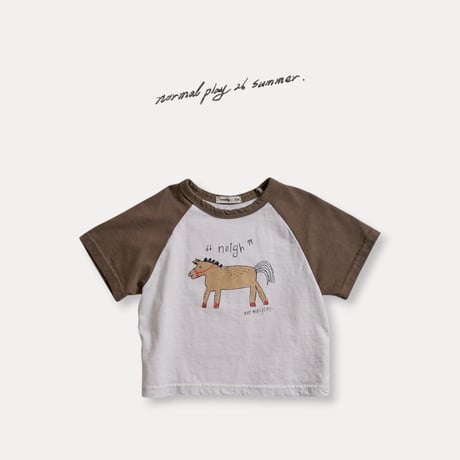 normalplay/26. pony raglan half t T-shirt 12M-XL