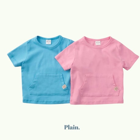 plain/20. cotton candy pocket T-shirt XS-XL